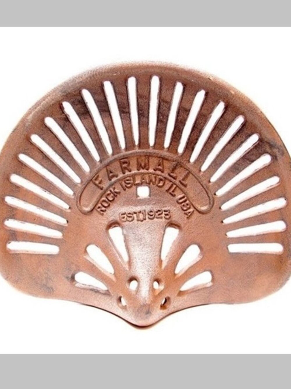 Reproduction Farmall Antique Cast Iron Tractor Seat 15 1/2"wide 0170-08518 AS IS